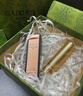 古馳（GUCCI）口紅金管滋潤啞光碎花唇膏禮盒送女朋友老婆女友新年禮物女禮盒裝 啞光208#杏仁奶茶【禮盒裝】 曬單實(shí)拍圖