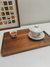 津盼相思木實(shí)木長(cháng)方形茶托盤(pán)家用木制茶杯收納盤(pán)餐盤(pán)托盤(pán)點(diǎn)心水果盤(pán)子 相思木茶托盤(pán)大號 曬單實(shí)拍圖