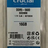 英睿達（crucial）16GB DDR5 5600頻率 筆記本內存條 美光（原鎂光）原廠(chǎng)顆粒 AI電腦配件 曬單實(shí)拍圖