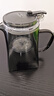 瑩透飄逸杯泡茶壺茶水分離耐熱玻璃內膽過(guò)濾沖茶器加厚泡茶壺一鍵出水 一鍵過(guò)濾壺【煙灰方】可拆卸 800ml 曬單實(shí)拍圖