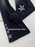 Shelley Jones黑色五角星刺繡牛仔褲男款冬季加絨厚潮牌vibe褲子美式高街微喇褲 黑色加絨 XL [推薦120-140斤] 曬單實(shí)拍圖