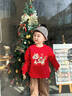 史努比紅色衛衣兒童加絨2026馬年紅色拜年服男童女童裝新年過(guò)年冬季衣服 【新年款衛衣】紅 努比刺繡馬_5 100 曬單實(shí)拍圖
