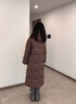 波司登（BOSIDENG）25新款90鵝絨羽絨服商場(chǎng)熱賣(mài)同款女長(cháng)款連帽保暖外套B250244174 燕麥暖咖|7E83 S 160/84A 體重約100-110斤 曬單實(shí)拍圖