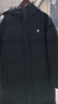 樂(lè )卡克（Le coq sportif）法國公雞2025年秋冬新品男女同款長(cháng)羽絨服 炫黑色 L 曬單實(shí)拍圖