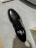 康奈商務(wù)正裝皮鞋男宴會(huì )婚鞋頭層牛皮德比鞋英倫雕花布洛克鞋 黑色 39 曬單實(shí)拍圖