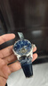 上海（SHANGHAI）手表男款 國民系列 夜光多功能飛輪男士自動(dòng)機械男表 924藍 曬單實(shí)拍圖