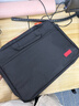 Milooky筆記本電腦包手提15/16英寸大容量防震氣囊上班商務(wù)出差公文包 曬單實(shí)拍圖