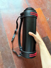保溫壺超大容量保暖水杯316不銹鋼保溫杯戶(hù)外便攜旅行健身熱水壺 金質(zhì)黑1.0升【1.6斤水】72h保溫保冷 曬單實(shí)拍圖