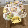 奔尼游戲桌嬰兒玩具1-3歲寶寶早教音樂(lè )多功能學(xué)習桌多面體周歲禮物 曬單實(shí)拍圖