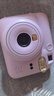 富士膠片FUJIFILMINSTAX 拍立得mini12 鳶尾紫 便攜式智能拍照相機 旅行禮物 國際版  曬單實(shí)拍圖
