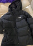 黑冰厚款鵝絨羽絨服700蓬防風(fēng)防水活帽拼色保暖男款羽絨服 FAF8536 男款-黑黑 S 曬單實(shí)拍圖