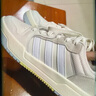 adidas ENTRAP美式校園風(fēng)運動(dòng)少年感復古籃球風(fēng)板鞋男女阿迪達斯 米白色/灰色   42 曬單實(shí)拍圖
