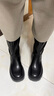 美洋（MEIYANG）棉花糖三號長(cháng)筒靴 腿精密碼加絨保暖騎士靴顯瘦百搭冬季新款女靴 黑色 39 曬單實(shí)拍圖
