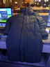 鴨鴨梓渝同款珠峰358g高充羽絨服男女長(cháng)款冬季新款戶(hù)外防寒加厚外套HY 青光黑色 L （充絨321克） 曬單實(shí)拍圖
