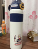 杯具熊（BEDDYBEAR）雙飲運動(dòng)保溫杯男女帶吸管水杯316不銹鋼大容量學(xué)生杯子900ML迪迦 曬單實(shí)拍圖