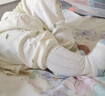婧麒（JOYNCLEON）新生嬰兒衣服純棉男女寶寶秋冬睡衣分體打底內衣套裝 Jyf153023 曬單實(shí)拍圖