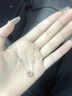 Cindy Kelly輕奢純銀項鏈女高級感精致走心鎖骨鏈送生日新年禮物送女生女友 玫瑰金【送老婆女友實(shí)用高檔】 曬單實(shí)拍圖