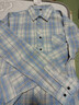 真維斯（Jeanswest）格子長(cháng)袖襯衫男秋冬港風(fēng)潮牌青少年襯衣外套襯衫男淺藍XL 曬單實(shí)拍圖
