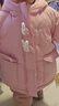 嘟嘟家女童棉襖冬裝加厚兒童棉服冬季潮寶寶外套深冬洋氣童裝 粉色 100 曬單實(shí)拍圖