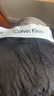 Calvin Klein內衣【新年禮物】男士三條裝ck提花低腰順滑微彈防夾臀平角內褲男 5R6-太空黑/磚紅/天藍 3條 M 曬單實(shí)拍圖