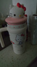 三麗鷗（SANRIO）凱蒂貓HelloKitty公仔冰霸保溫杯316不銹鋼帶吸管女新年禮物700ml 曬單實(shí)拍圖