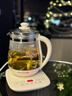九陽(yáng)（Joyoung）養生壺迷你玻璃花茶壺煮茶器 12大功能11檔溫度 0膠水恒溫電熱燒水壺1.5L 1566BQ 曬單實(shí)拍圖