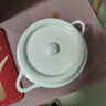 友來(lái)福陶瓷碗燉盅 湯碗隔水燉盅內膽蒸蛋粥燕窩盅罐餐具雙蓋勺大號600ml 曬單實(shí)拍圖