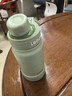 希樂(lè )（cille）保溫杯316不銹鋼大容量水杯男女士戶(hù)外便攜杯子硅膠杯墊綠色500ml 曬單實(shí)拍圖