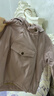 MINI A TURE COPENHAGEN毛領(lǐng)精靈帽夾克外套丹麥童裝兒童棉服男女加厚寶寶秋冬女童拜年服 5222 云霧粉（無(wú)毛領(lǐng)） 110 cm(110/56)-5y 曬單實(shí)拍圖