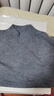 恒源祥精紡100%羊毛衫女半高領(lǐng)打底衫內搭薄款毛衣2025年秋裝新款寬松 深灰色 M 曬單實(shí)拍圖