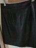 CamalgOri女士海寧真皮a字短裙綿羊皮純皮短裙短裙簡(jiǎn)約美拉德女裝百搭高腰 黑色 M 27 曬單實(shí)拍圖