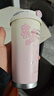 Vanow保溫杯櫻花女生咖啡陶瓷內膽吸管杯子閨蜜生日禮物家居館水杯 曬單實(shí)拍圖
