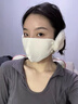 JIOESC保暖口罩女冬季防風(fēng)防寒25新款加絨厚防風(fēng)面罩騎行透氣防凍護耳罩 米色口罩【可拆卸耳暖】 均碼【保暖透氣】 曬單實(shí)拍圖
