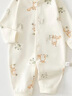 婧麒（JOYNCLEON）嬰兒連體衣春秋無(wú)骨衣服春裝空調服純棉春款長(cháng)袖和尚服外出服 動(dòng)物園 66cm 曬單實(shí)拍圖