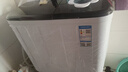 奧克斯（AUX）洗衣機半自動(dòng)雙缸雙桶小型波輪大容量宿舍租房家用脫水甩干分區洗滌老式強力去污以舊換新 13公斤【洗8+脫5｜全國聯(lián)保強勁動(dòng)力】 曬單實(shí)拍圖
