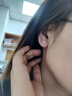芯奢S999純銀耳釘女三葉草足銀養耳螺絲擰扣耳環(huán)2025年新款高級感耳飾 三葉草螺絲耳釘 曬單實(shí)拍圖