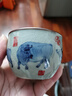 老陶泥青花開(kāi)片五牛小缸杯景德鎮陶瓷主人杯單杯復古茶杯品茗杯子 五牛小缸杯 曬單實(shí)拍圖