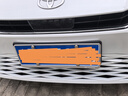 萊琥 車(chē)牌保護框鋁合金藍牌照架汽車(chē)牌架框車(chē)牌架牌照框套架框邊框 豐田專(zhuān)屬車(chē)標(藍牌 銀色)發(fā)前后兩片 雙內軌道防掰【插入式】 曬單實(shí)拍圖