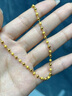 中國(guó)黃金CHINA GOLD圓珠黃金手鏈女足金轉(zhuǎn)運(yùn)手串七夕情人節(jié)禮物送女友老婆生日實(shí)用 足金轉(zhuǎn)運(yùn)圓珠手鏈-光砂款 曬單實(shí)拍圖