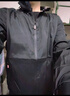 羅蒙（ROMON）夾克男士外套冬季潮流商務(wù)休閑上衣連帽百搭男裝MK53黑色加絨XL 曬單實(shí)拍圖