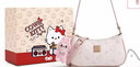 COW&KITTY正品2025年新款時(shí)尚百搭單肩包休閑可愛(ài)卡通櫻花粉斜挎包生日禮物 櫻花粉送掛件禮盒 曬單實(shí)拍圖