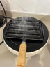 簡(jiǎn)漾鑄鐵家用烤腸鍋烤腸模具烤盤(pán)烤魚(yú)豆腐烤章魚(yú)小丸子烤腸機家用小型 活動(dòng)中：食品級鑄鐵鍋【限今日】 大號可烤100克的烤腸鍋 曬單實(shí)拍圖