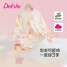 笛莎（DEESHA）兒童秋衣秋褲套裝女童中大童寶寶秋冬保暖內衣棉毛純棉打底衫睡衣 曬單實(shí)拍圖