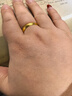 卡鉑亞古法黃金戒指 足金9999天元泥鰍背圓戒男女款對戒結婚素圈指環(huán) 古法黃金戒指 5.21克（20號）寬約4.1mm 曬單實(shí)拍圖