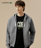 LACOSTE法國鱷魚(yú)男裝秋冬新款潮流運動(dòng)連帽開(kāi)衫衛衣外套|SH8882 1VQ/灰色 XL 06 曬單實(shí)拍圖