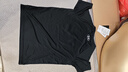安德瑪（Under Armour）童裝兒童短袖圓領(lǐng)上衣夏款男大童針織吸濕戶(hù)外運動(dòng)速干T恤 黑色 140 曬單實(shí)拍圖
