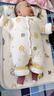 嬰兒連體衣夾棉180g保暖秋冬裝寶寶哈衣冬季棉服兒童加厚衣服 【心想事成】5983 【180g棉】 73cm 建議【6-9個(gè)月】 曬單實(shí)拍圖