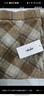 MJ STYLE呢子格子半身裙女2025新款春秋高腰顯瘦開(kāi)叉包臀中長(cháng)裙子 卡其 XL 曬單實(shí)拍圖