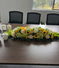 長(cháng)桌會(huì )議桌花擺花辦公室桌面裝飾花臺花假花前臺會(huì )議室桌面仿真花 新雅太陽(yáng)花 會(huì )議桌花120厘米 曬單實(shí)拍圖