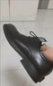 海瀾之家HLA皮鞋男士商務(wù)透氣休閑德比鞋子男HAAPXM3DAO189 黑色40 曬單實(shí)拍圖